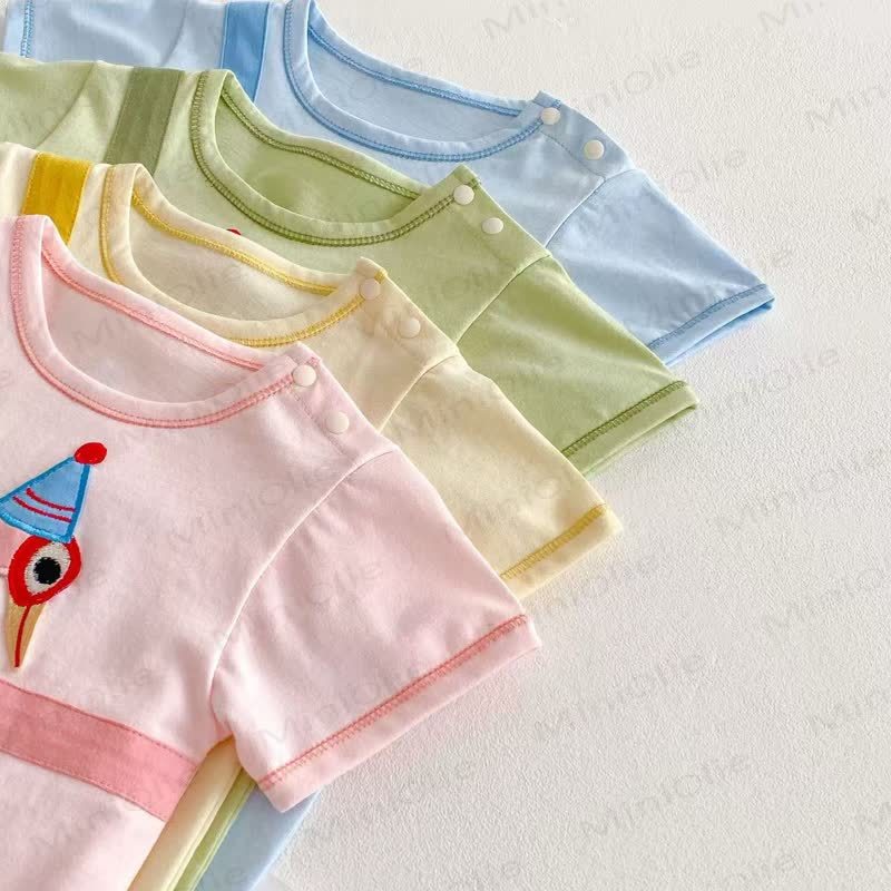Baby Animal Short-sleeve Romper - image 7