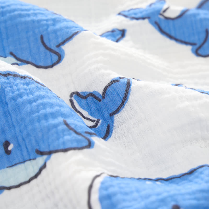 Baby Lovely Whale White Romper with Hat - image 7