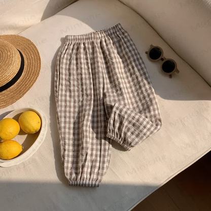 Toddler Cotton Striped or Plaid Pants - Coffee - 8-9T - image 7