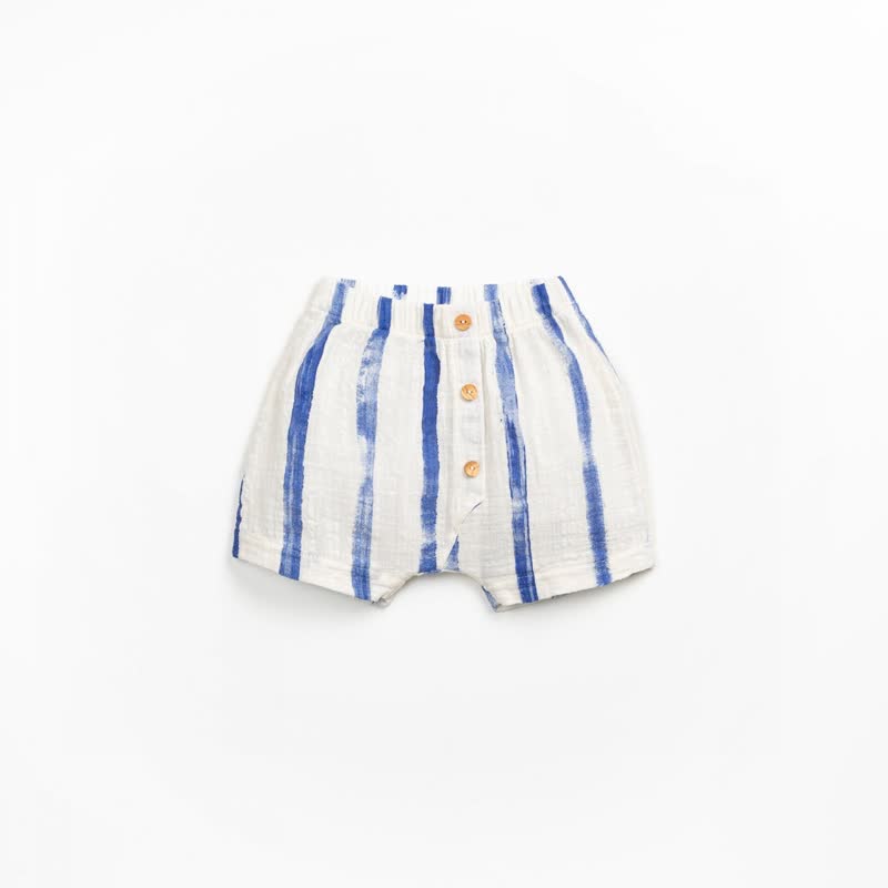 Baby Toddler Boys Cotton Blue Striped or Watermelon Print Shirt and Shorts Set - image 6