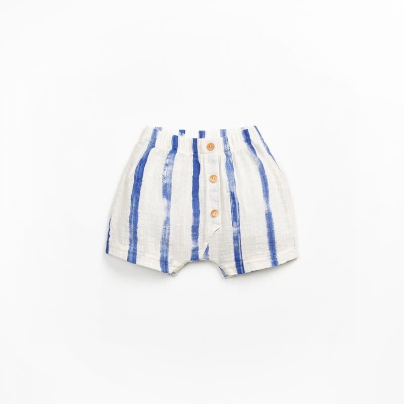 Baby Toddler Boys Cotton Blue Striped or Watermelon Print Shirt and Shorts Set - image 6