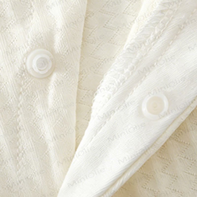 Baby Solid Color Dog Front Snaps Romper - image 7