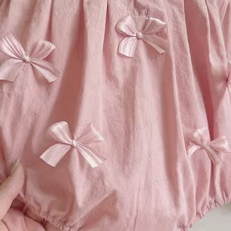 Baby Peter Pan Collar Bow Bodysuit - image 4