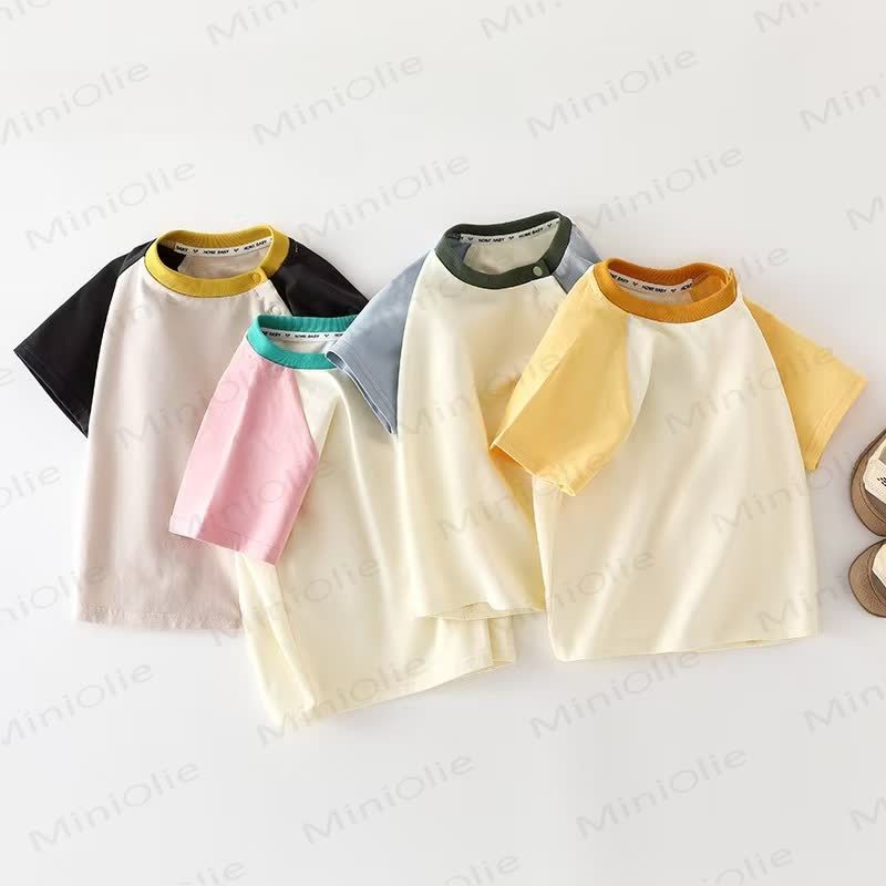 Baby Toddler Shoulder Button Raglan T-shirt - image 1