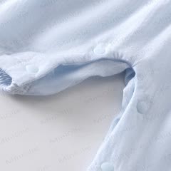 Baby Pink/Blue Floral Ruffle Romper - image 5