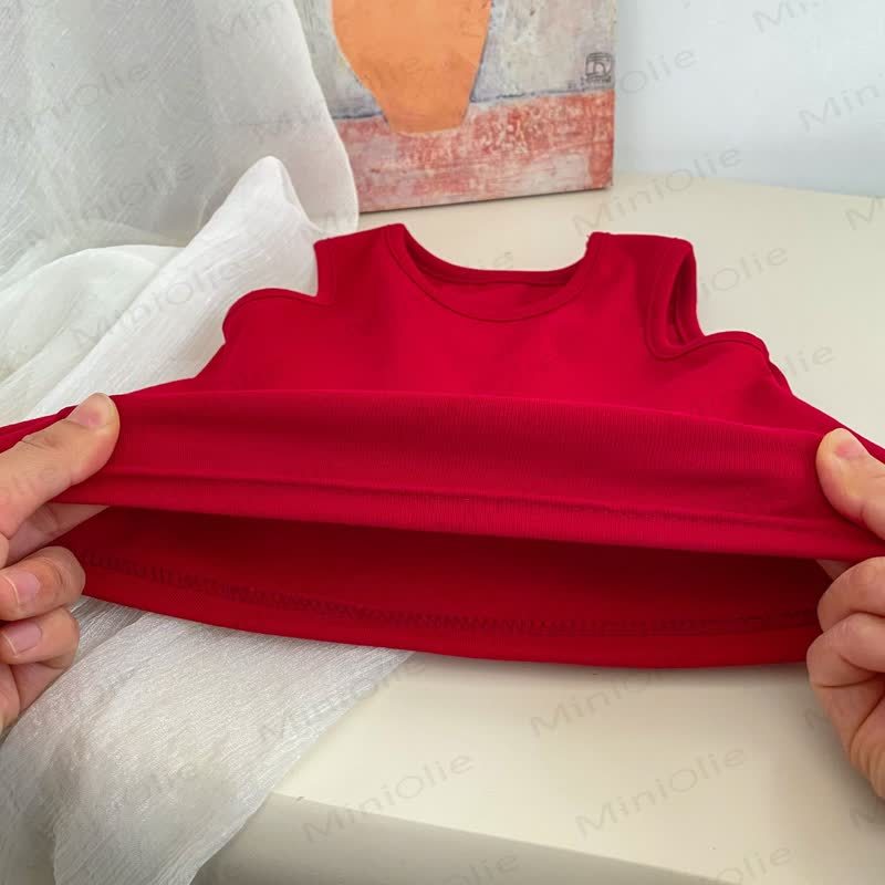 Baby Girls Cotton Animal Print Tank Top and Overalls 2-piece Set - image 3