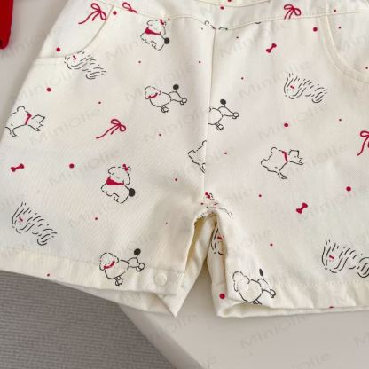 Baby Girls Cotton Animal Print Tank Top and Overalls 2-piece Set - image 9