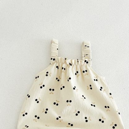 Baby Panda/Cherry Romper with Hat - image 3