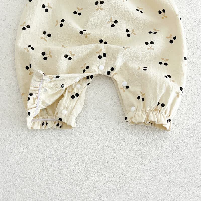 Baby Panda/Cherry Romper with Hat - image 4