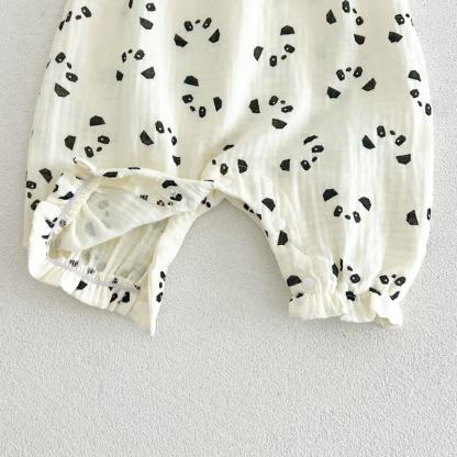 Baby Panda/Cherry Romper with Hat - image 7