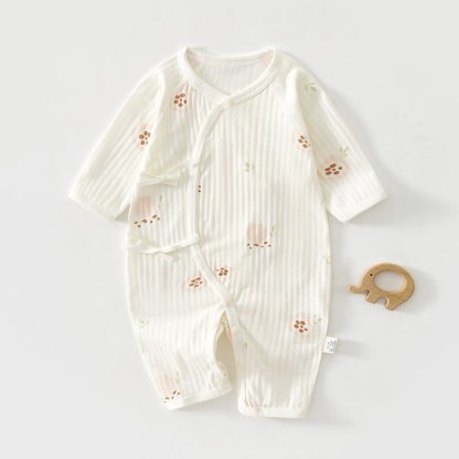Baby Animal/Flower Romper - Pink Pomegranate - 3-6M - image 7