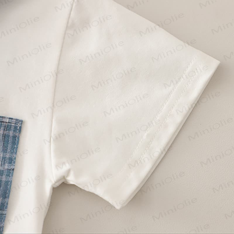 Toddler Boys Cotton Plaid Sailor Tee and Shorts Set - image 6