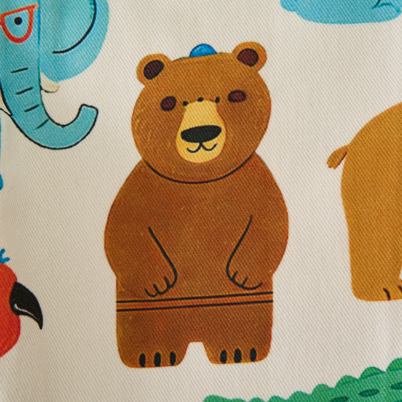 Baby Toddler Animals Print Overalls - image 7