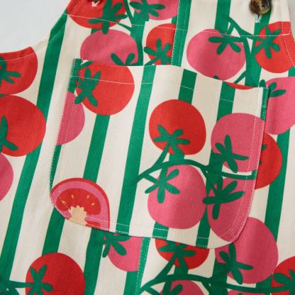 Baby Toddler Tomatoes Pocket Overalls - image 4