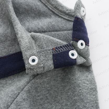 Baby Boy Navy&Gray Romper - image 5
