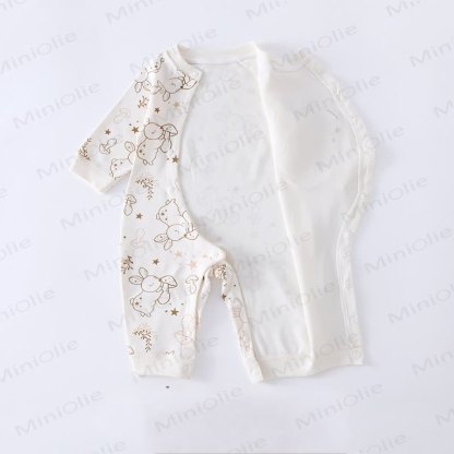 Baby Rabbit/Leopard Patch Romper - image 5