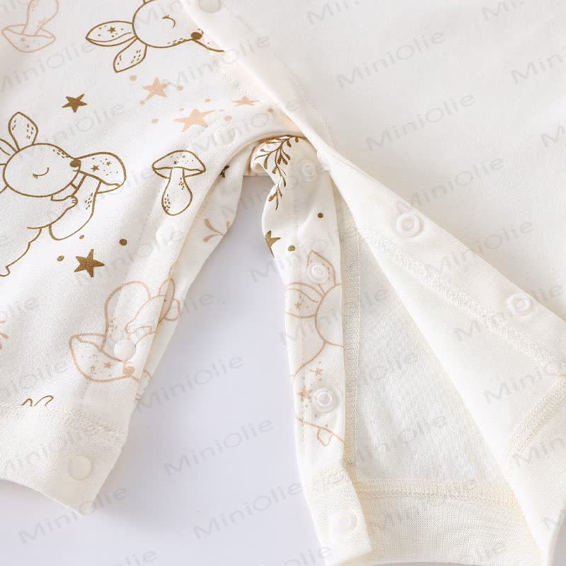 Baby Rabbit/Leopard Patch Romper - image 7