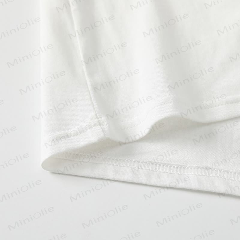 Baby Solid Color Shoulder Strap Tee - image 11