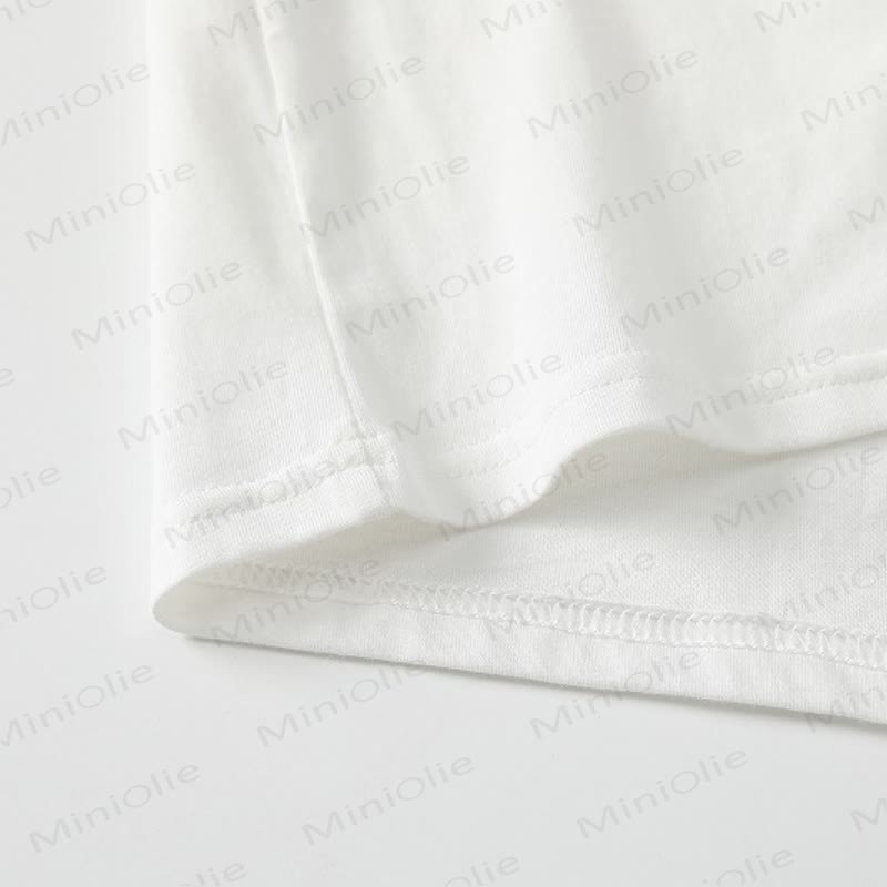 Baby Solid Color Shoulder Strap Tee - image 11
