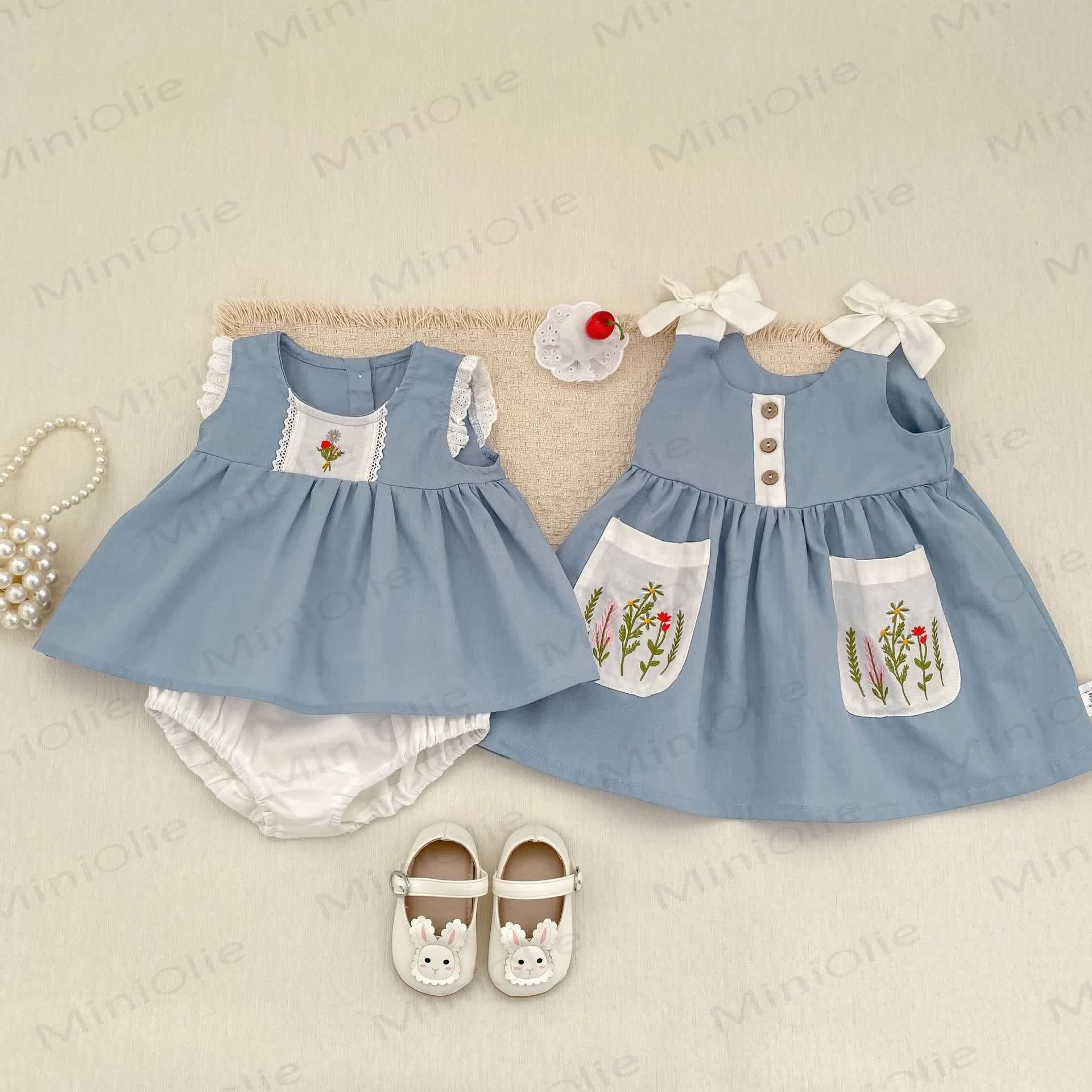 Baby Floral Tank Top and Shorts Set or Dress - image 1