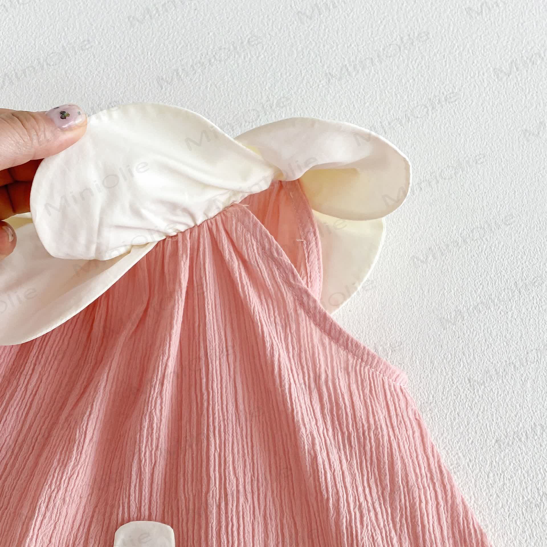 Toddler Girls Petal Collar Floral Sleeveless Dress - image 5
