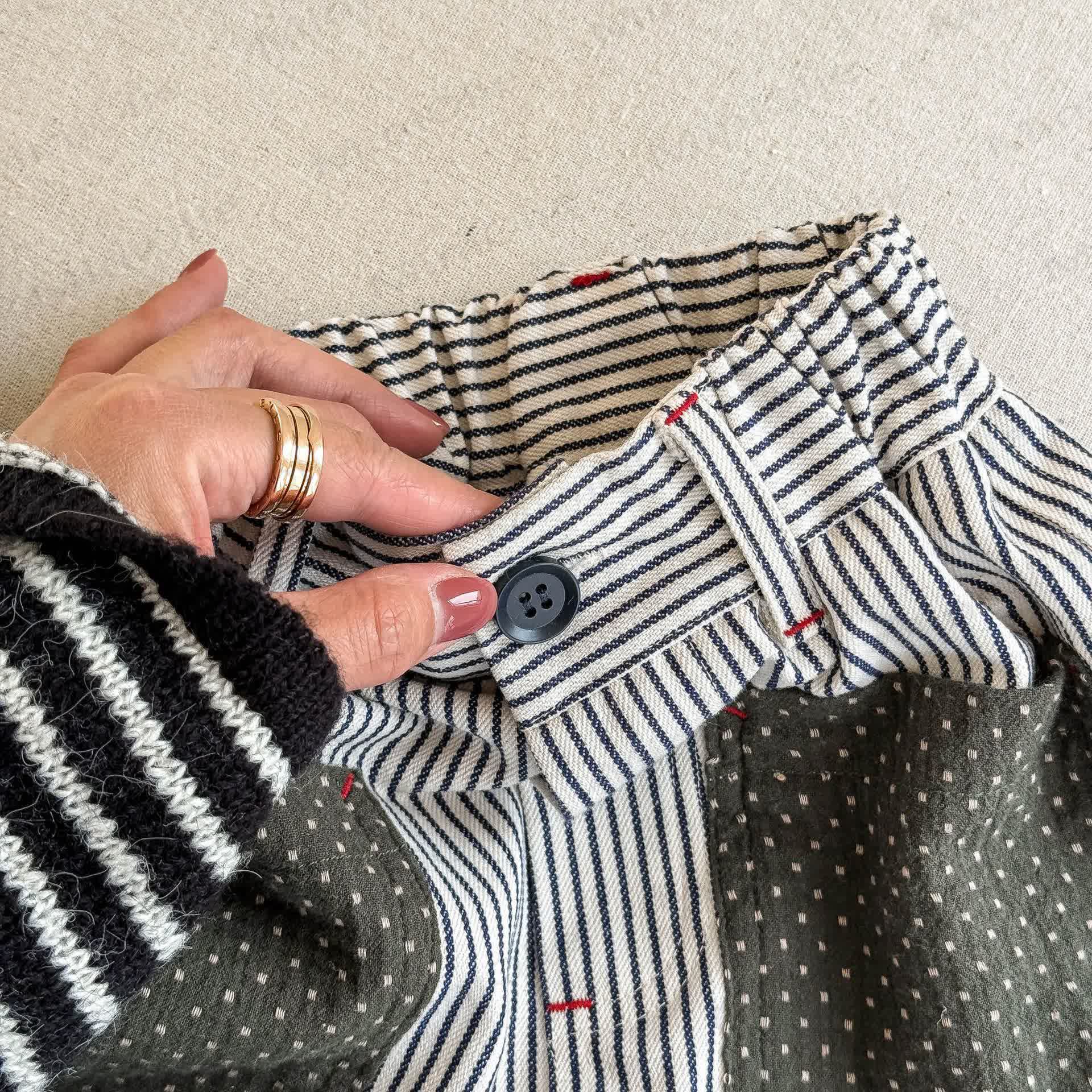 Toddler Striped Polka Dot Shorts - image 4