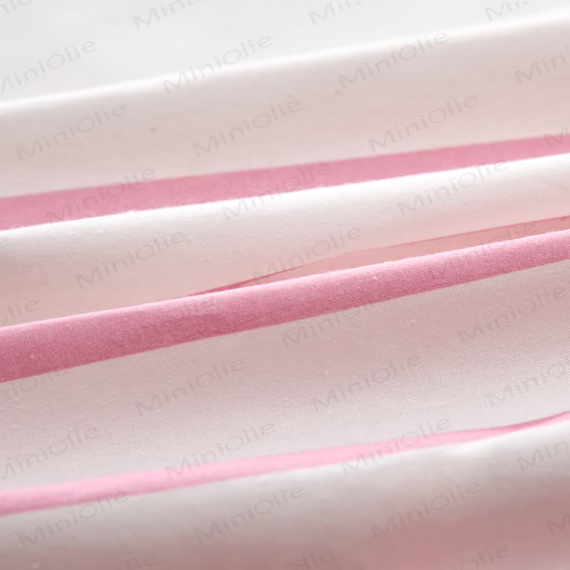 MOM YOU ARE MAGIC Baby Pink Slogan Vertical Striped 2-piece Set - image 6