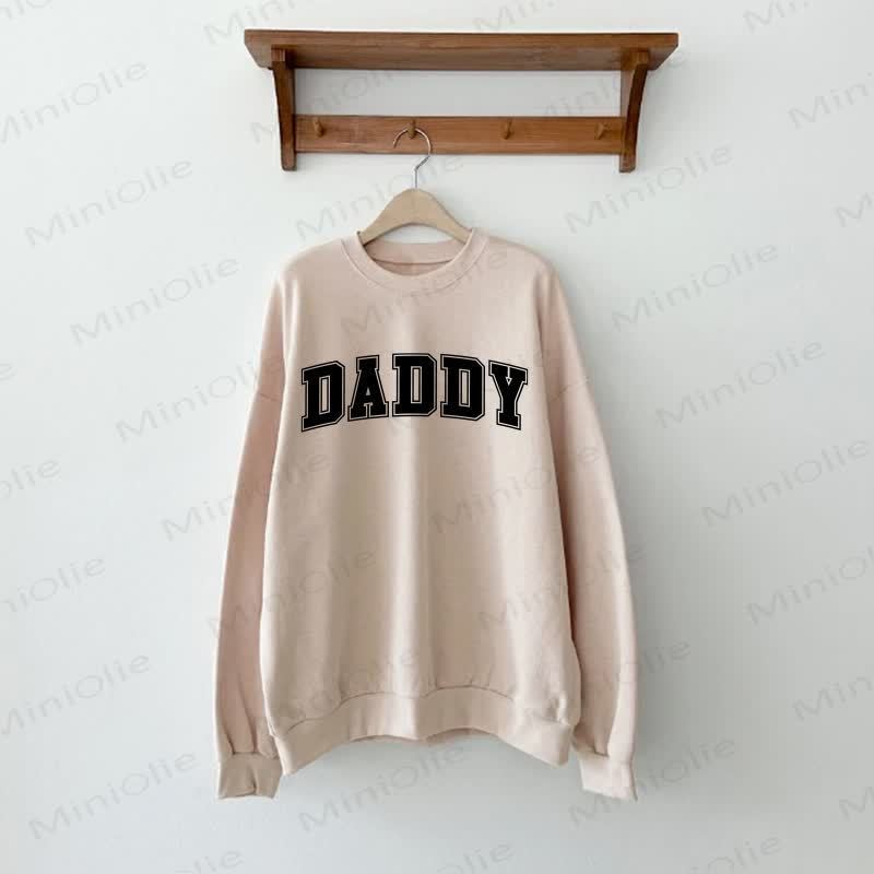 DADDY/DADDY'S MINI Beige Slogan Family Sweatshirt - Beige - Adult Sweatshirt: XL - image 3