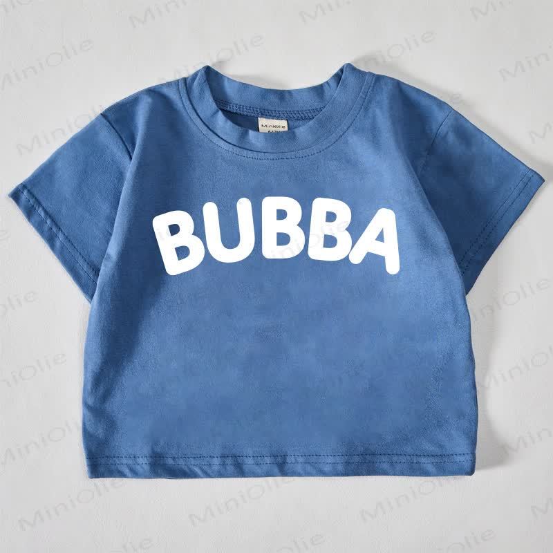 BUBBA Baby Slogan Blue T-shirt - Blue - 18-24M - image 1