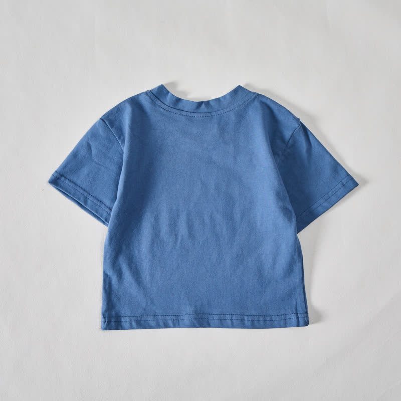 BUBBA Baby Slogan Blue T-shirt - image 2