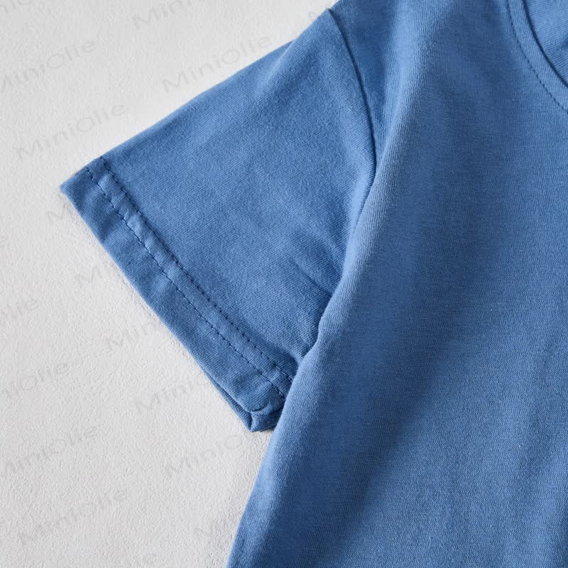 BUBBA Baby Slogan Blue T-shirt - image 3