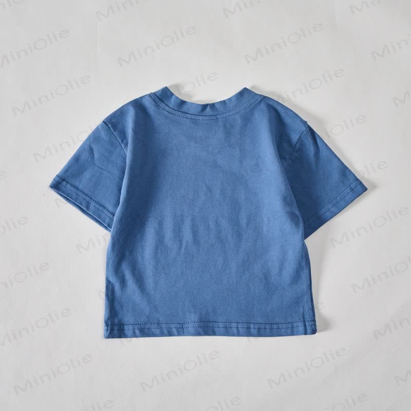 BUBBA Baby Slogan Blue T-shirt - image 2