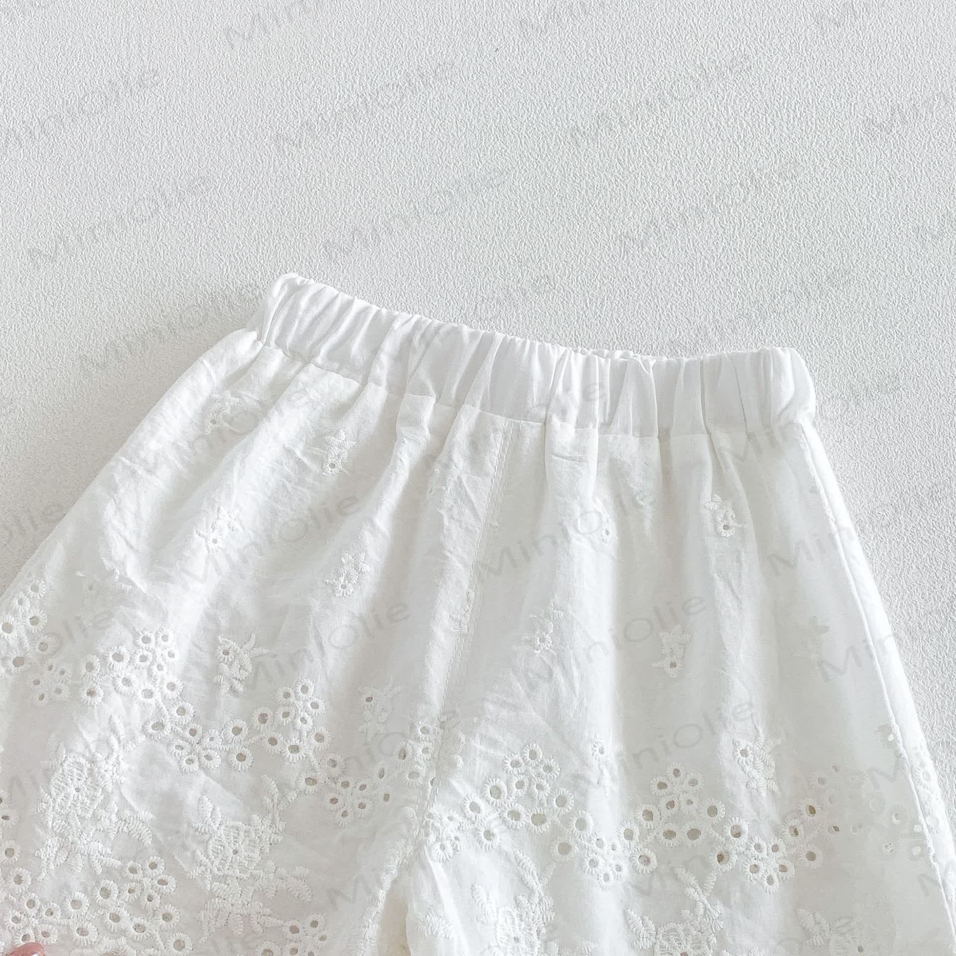 Baby Toddler Girls Daisy Ruffle Tank Top or Floral Overalls or Solid White Shorts  - image 11