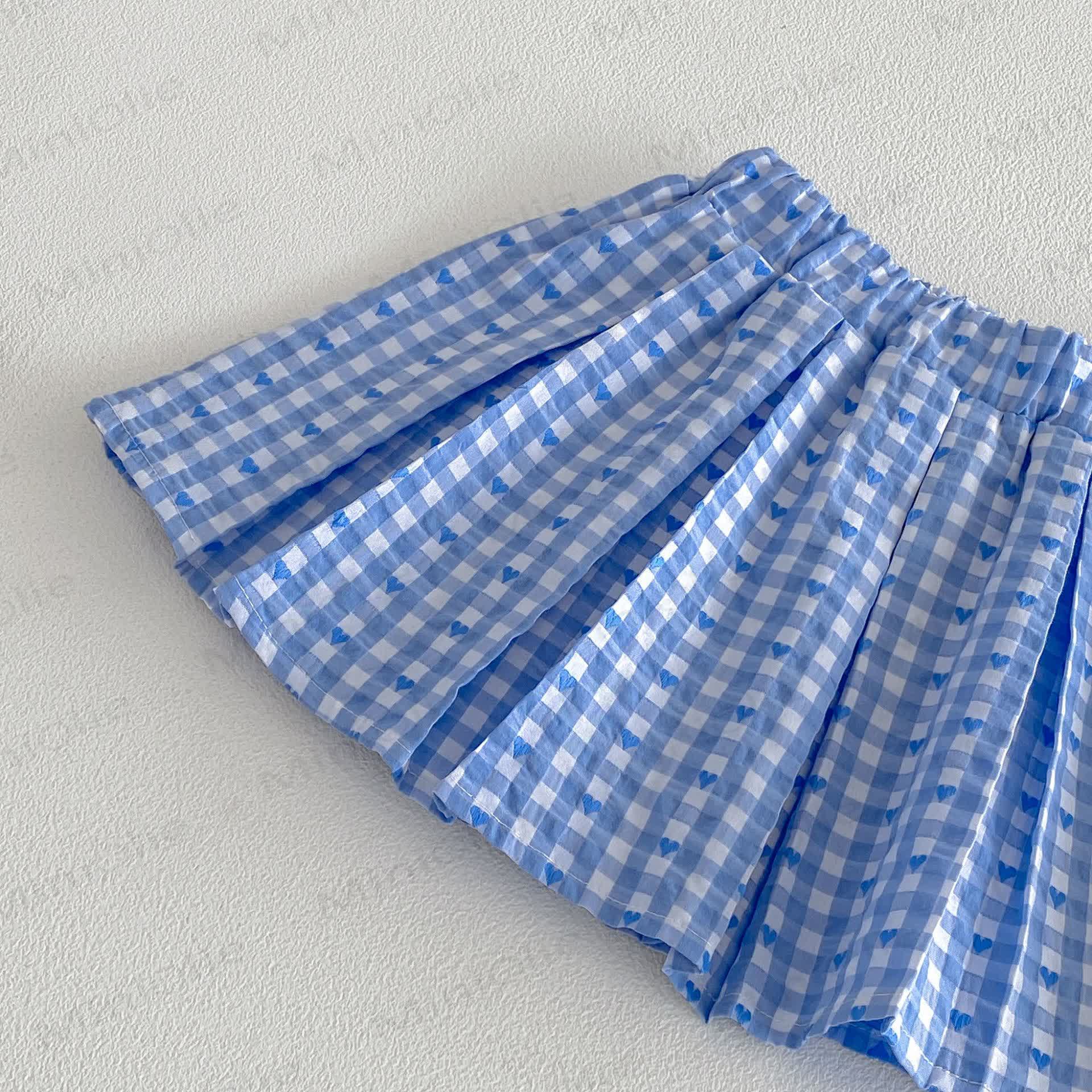 Baby Toddler Girls Gingham Sailor Collar Dress or Bow Vest or Gingham Skirt - image 6