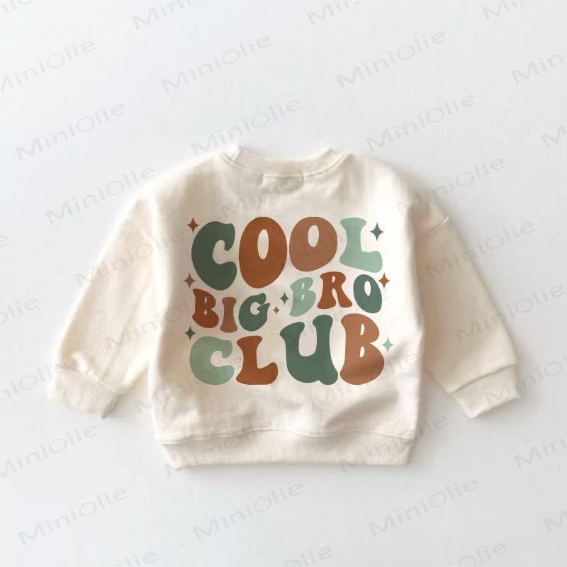 COOL BIG BRO CLUB Baby Toddler Smiling Face Sweatshirt - image 3