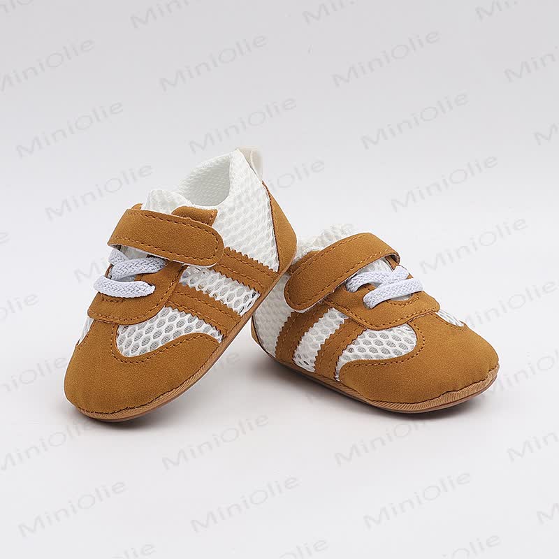 Baby Breathable Mesh First Walker Shoes - Brown - 10-14M - image 11