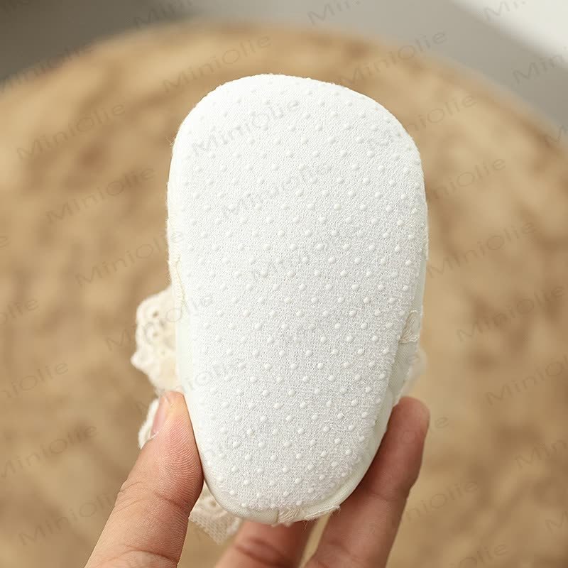 Baby Lace Embroidered Socks Shoes - image 8
