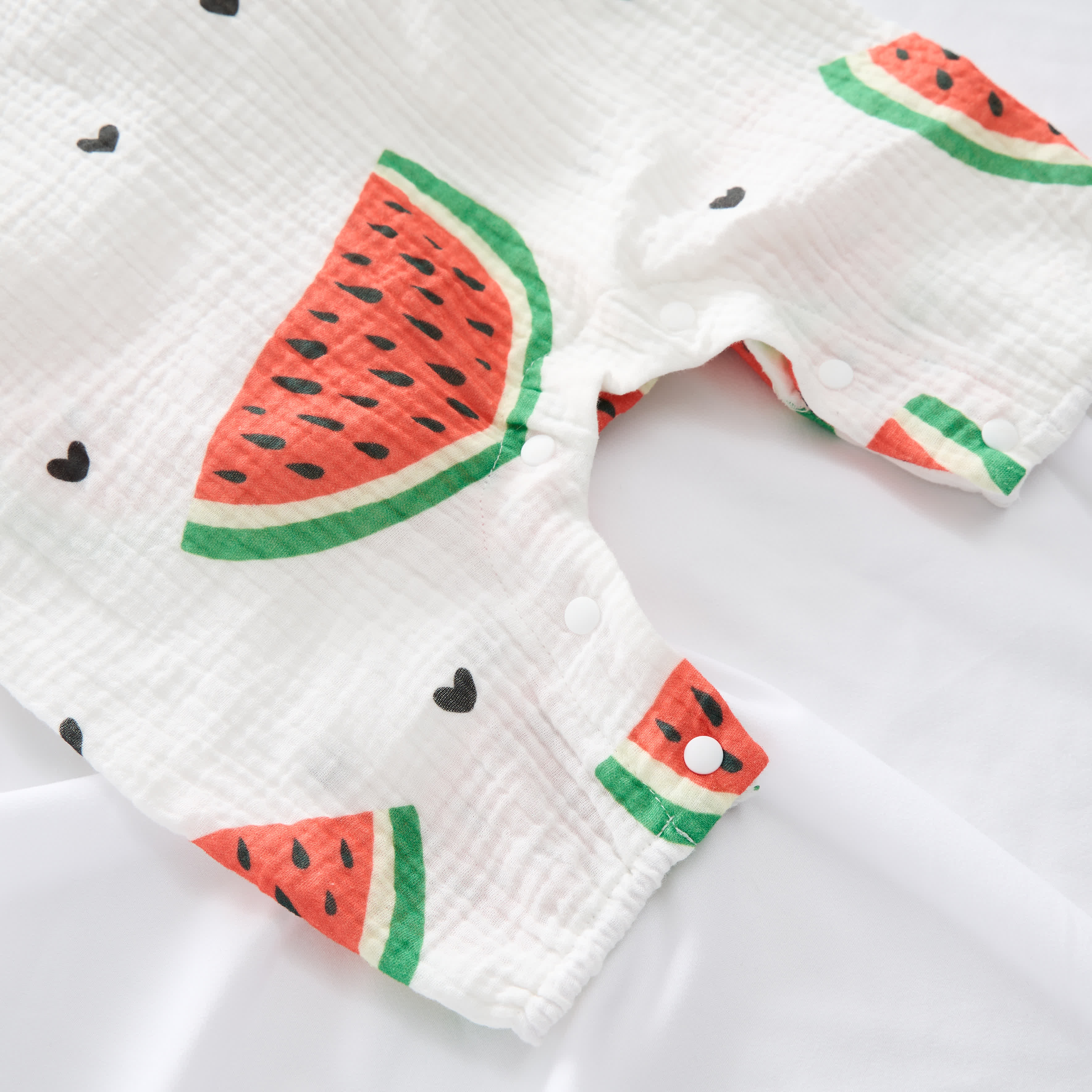 Baby Watermelon Romper with Hat - image 5