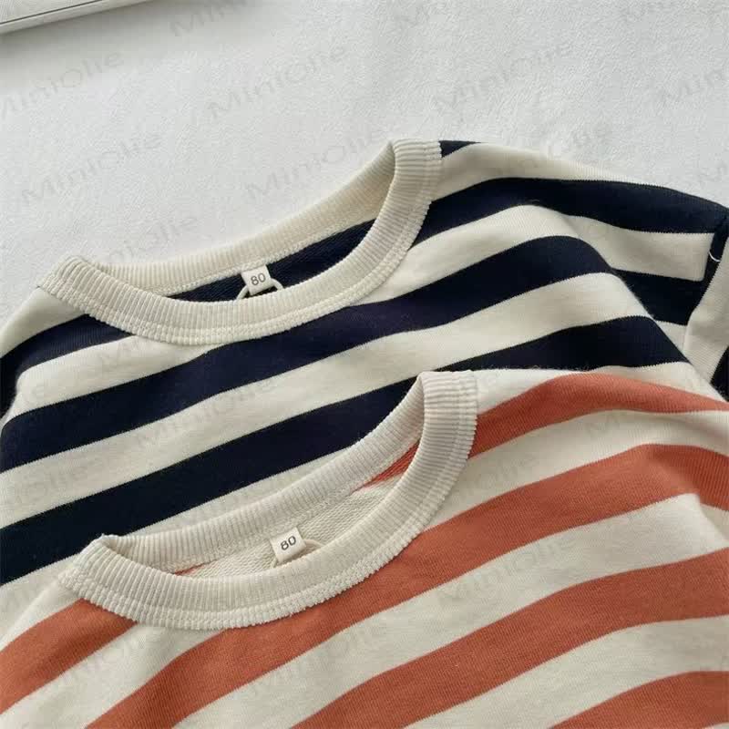Toddler Black/Red Striped Long Sleeve T-shirt - image 4