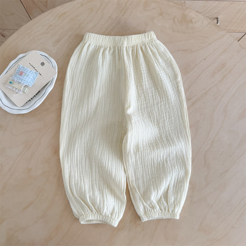 Toddler Solid Color Pants - White - 8-9T - image 5