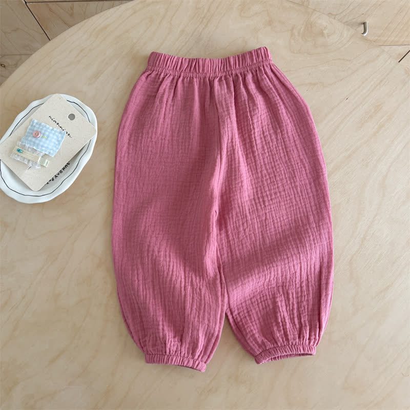 Toddler Solid Color Pants - Rose - 8-9T - image 6