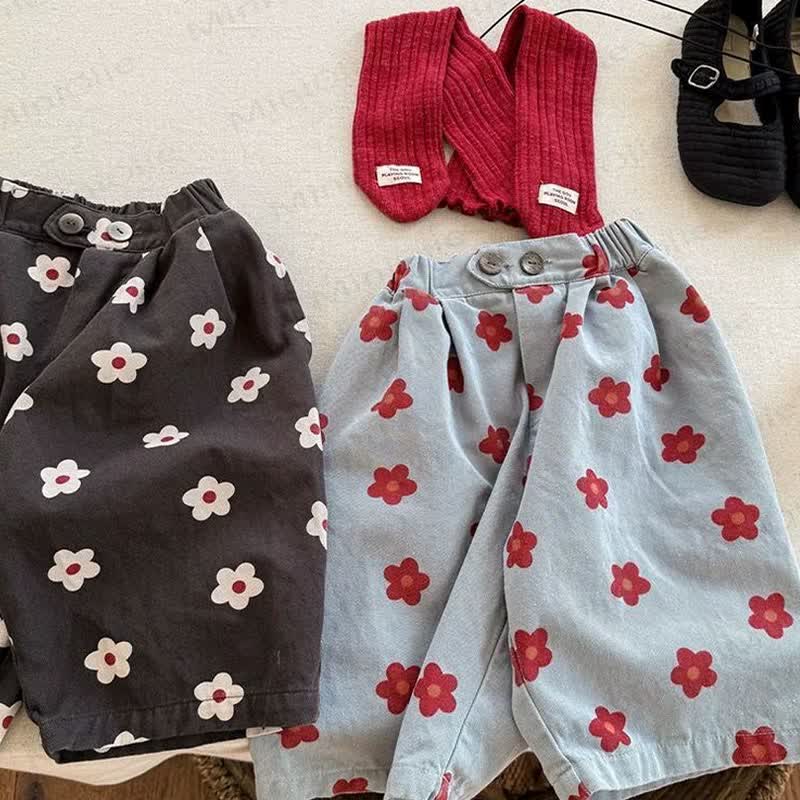 Toddler Floral Print Pants - image 5