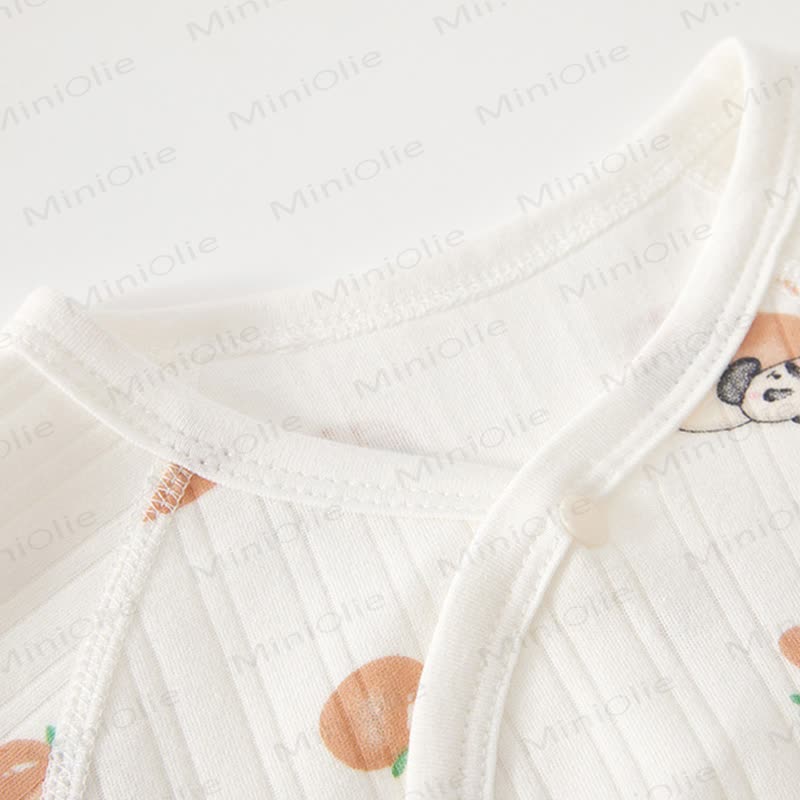 Baby Pink Tomato Print Wrap Romper - image 3