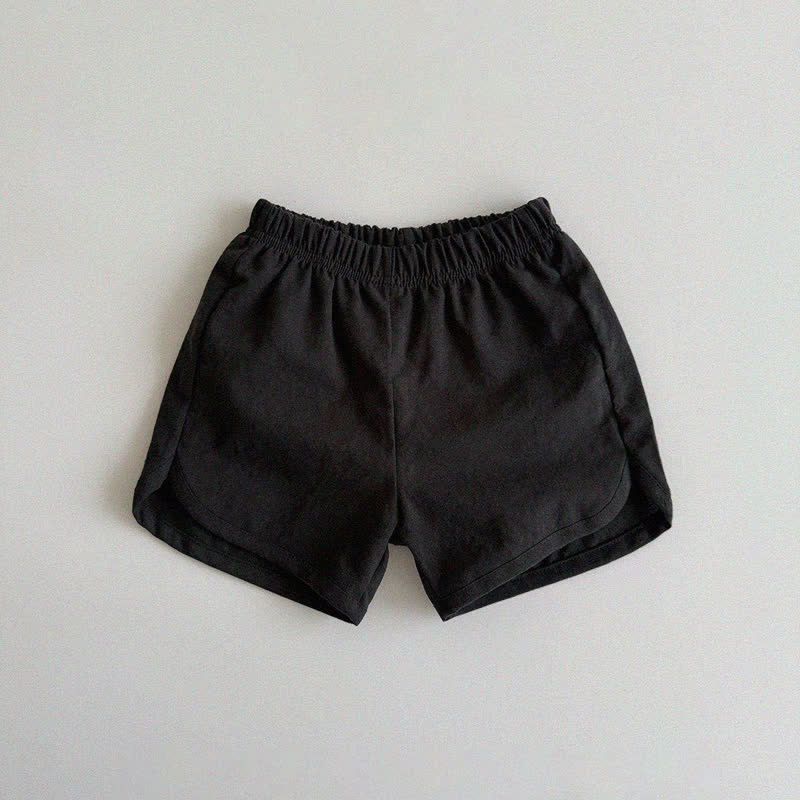 Baby Toddler Soft Shorts - Black - 3-4T - image 3
