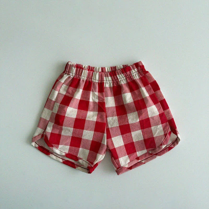 Baby Toddler Soft Shorts - Red - 3-4T - image 4