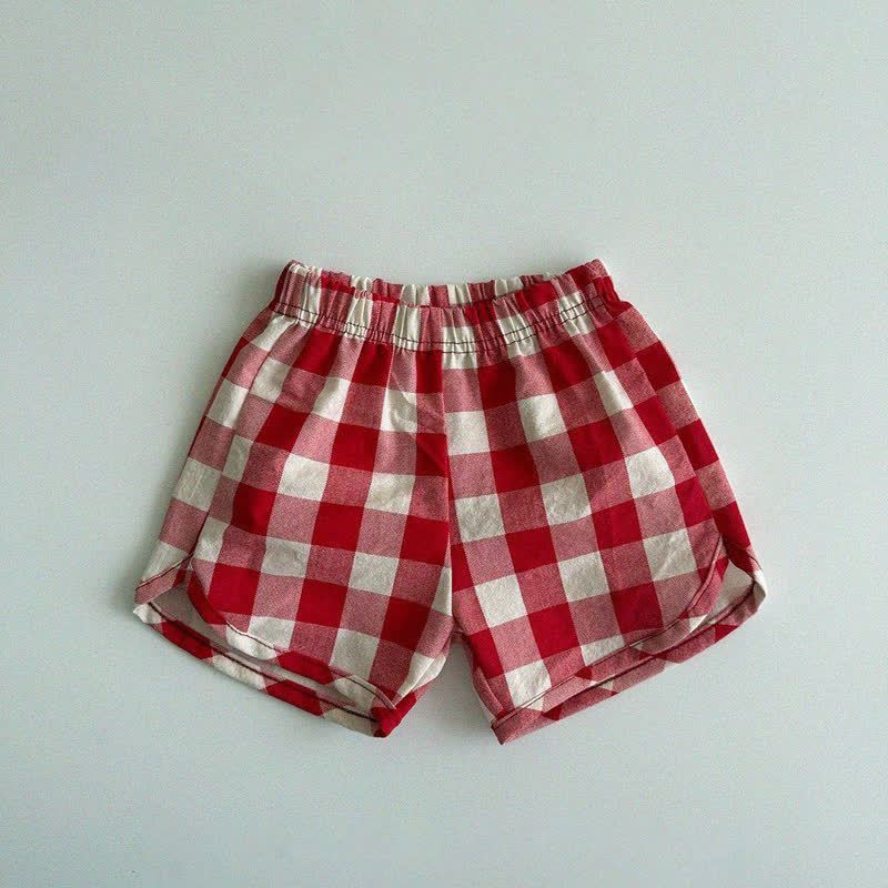 Baby Toddler Soft Shorts - Red - 3-4T - image 4