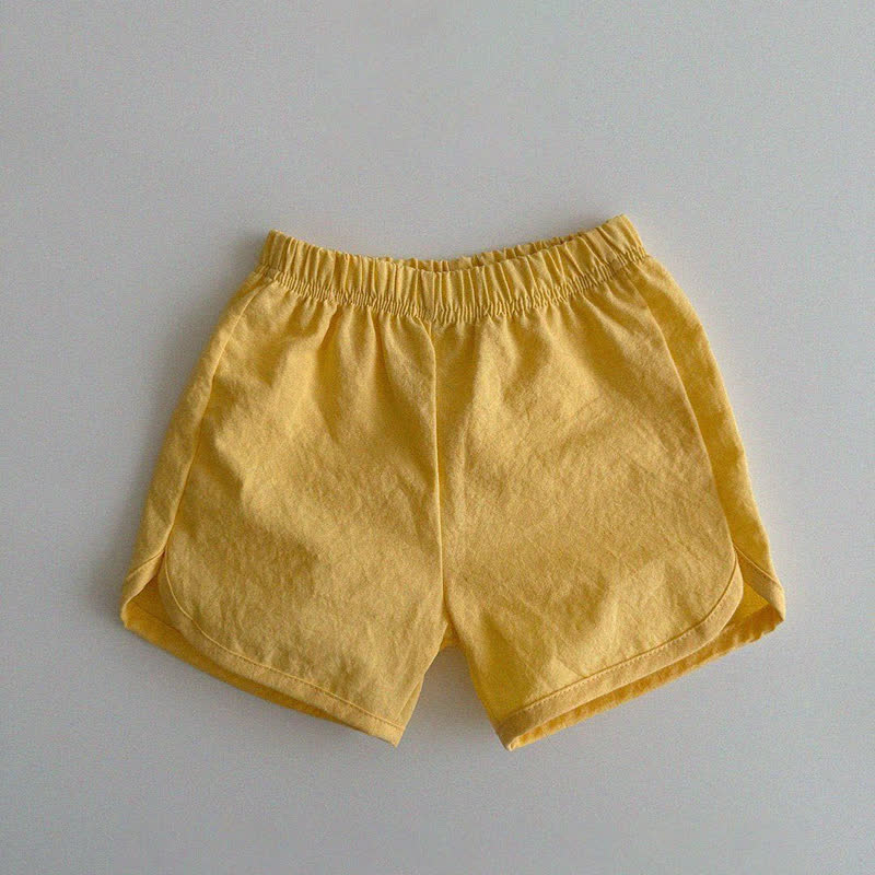 Baby Toddler Soft Shorts - Yellow - 3-4T - image 5