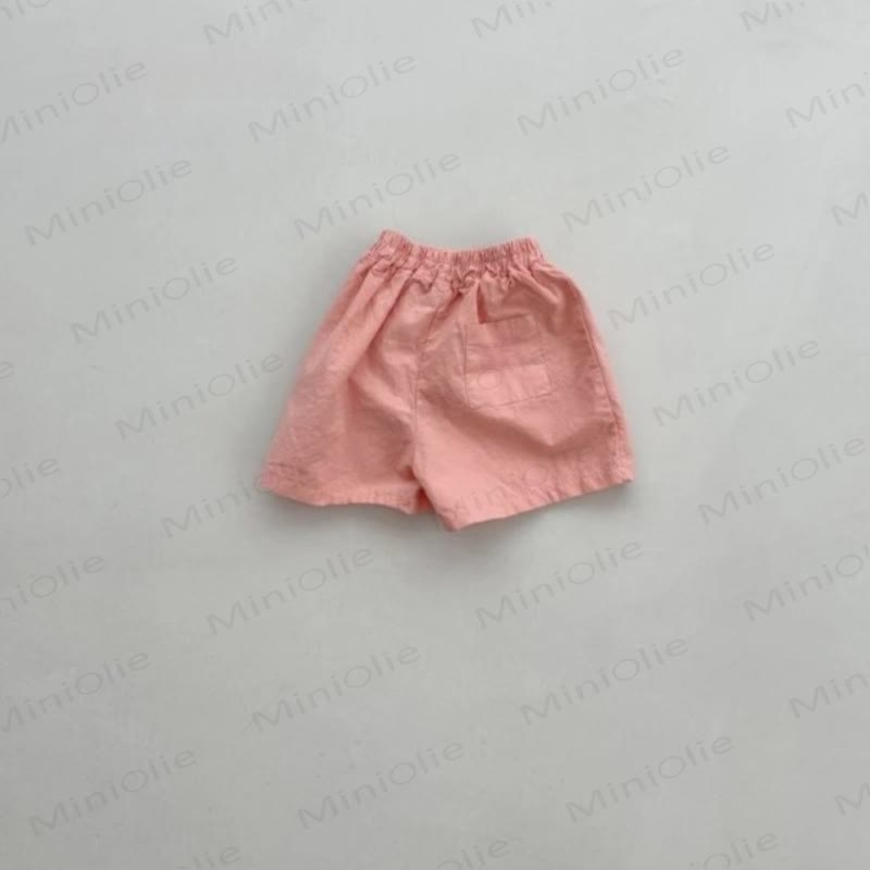 Toddler Boys Solid Color Shorts - Pink - 6-7T - image 3