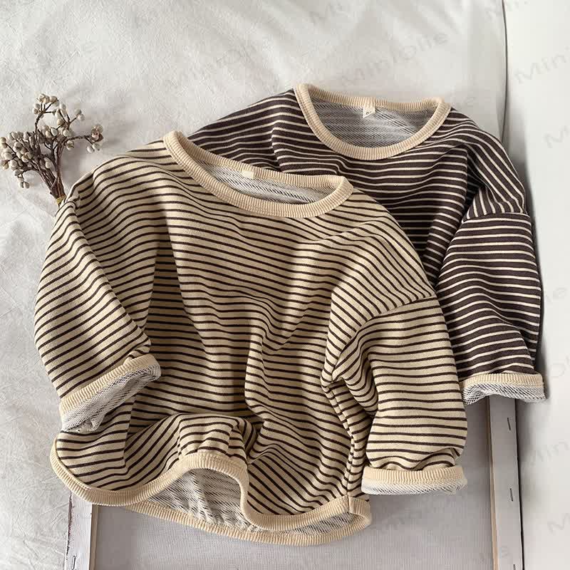Toddler Boy Striped Long Sleeve T-Shirt - image 1