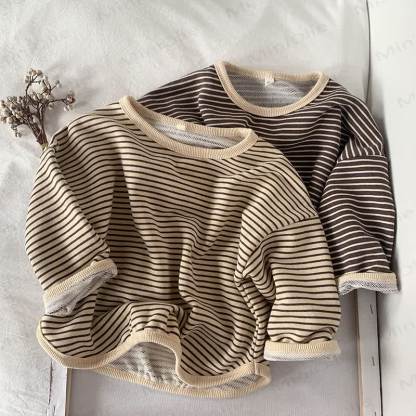 Toddler Boy Striped Long Sleeve T-Shirt - image 1